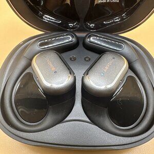 Bomgary Wireless Booth Tooth Open Earphone Tested Works Open Box,